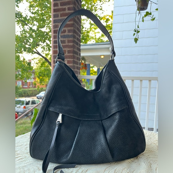 Aimee Kestenberg High Riser Hobo Bag in Black Leather - Picture 1 of 8
